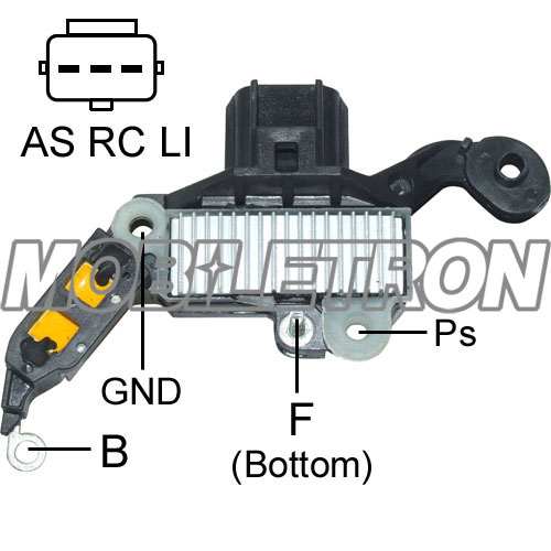 MOBILETRON Generator Regulator 10821525 Spannung [V]: 12, Herstellereinschränkung: Visteon, Steckerausführung-ID: Sense-CPU-CPU, Betriebsspannung [V]: 14, Version: A-Circuit, Ladespannung [V]: 14,0