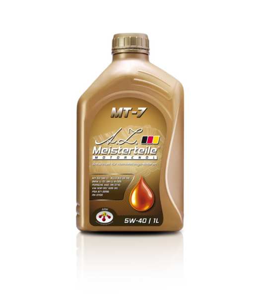 A.Z. MEISTERTEILE Motor oil 10928800 5W-40. synthetic. ACEA A3/B3/B4. API SL/CF. 1L
Cannot be taken back for quality assurance reasons!