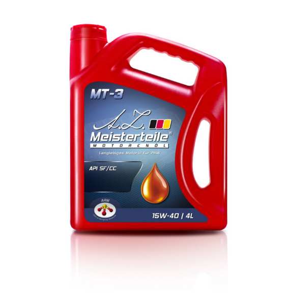 A.Z. MEISTERTEILE Motor oil 10928812 15W-40. mineral. API SF/CC. 4L
Cannot be taken back for quality assurance reasons!