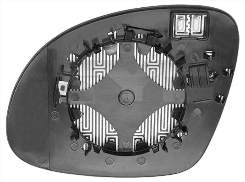 TYC Spiegelglas 10724230 Links, asphärisch, erhitzt
Einbauseite: links, Außen-/Innenspiegel: asphärisch, beheizbar