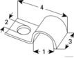 ELPARTS Klemmschelle 10627700 100 PCs/Paket
Spannbereich [mm]: 4, Breite [mm]: 10, Material: Stahl, Oberfläche: verzinkt, Güte/Klasse: A3K, Bohrung-O [mm]: 4,8, Länge [mm]: 18, DIN-Normen (Schellen): DIN 72571 (Kabelschelle) 2.