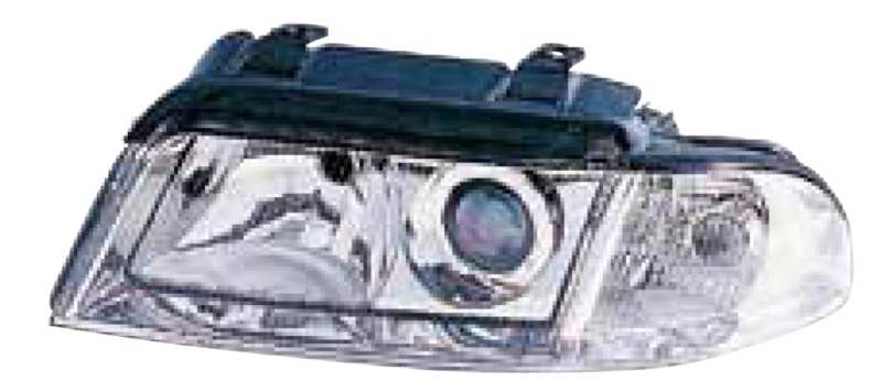 DEPO Headlamp 897939 Fitting Position: Left, Lamp Type: H7/H7, Operating Mode: Electric, Light Function: with low beam, with outline marker light, with indicator, with high beam, Vehicle Equipment: for vehicles with headlight levelling, Supplementary Article/Supplementary Info: without bulb, Supplementary Article/Info 2: without motor for headlamp levelling, Registration Type: ECE-certified, Socket Type bulb: PX26d