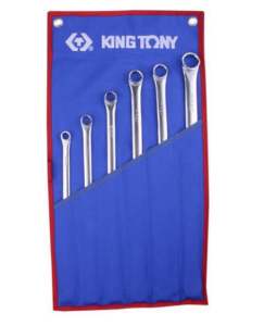 KING TONY Ring spanner kit