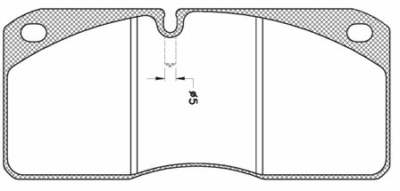 REMSA Brake pad for disc brake (cargo)