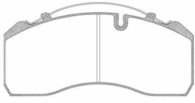 REMSA Bremsbelag für Scheibenbremsen (LKW)