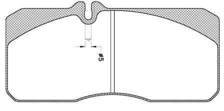 REMSA Bremsbelag für Scheibenbremsen (LKW) 10224707 Einbauseite: Vorderachse, Bremssystem: WABCO 1000V-G, Länge [mm]: 175,4, Höhe [mm]: 82,5, Dicke/Stärke [mm]: 22, Prüfzeichen: E9 90R - 01166/588, Gewicht [kg]: 4,545 
Einbauposition: Vorderachse, Bremssystem: WABCO 1000V-G, Länge [mm]: 175,4, Höhe [mm]: 82,5, Dicke/Stärke [mm]: 22