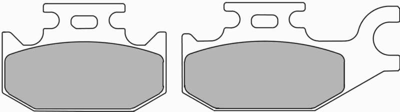 FERODO Brake pad for motorcycle 761551 Road, Road EF, ECO-FRICTION, Set, for a brake disc!