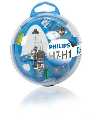 PHILIPS Glühlampen-Set 10701507 Lampenart: H1/H7, Spannung [V]: 12 
Kann aus Gründen der Qualitätssicherung nicht zurückgenommen werden!