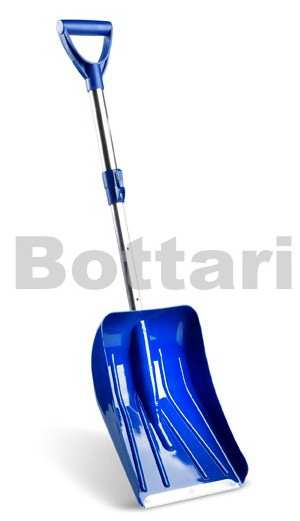 BOTTARI Schneeschaufel 600275 Plastik + Alu