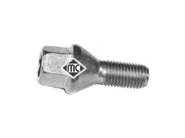 METALCAUCHO Wheel bolt 10075840 Fitting Position: Front and Rear, External Thread [mm]: M12x150, Spanner Size: 17, Bolt Head-/Nut Design: Male Hex, Thread Length [mm]: 26