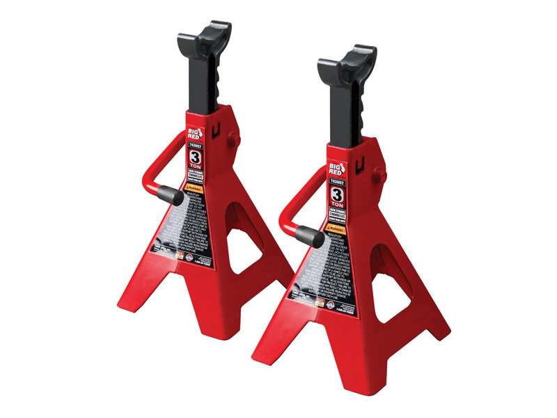 PUMA TOOLS Werkstatt-Bock 10867038 Turin Big Red, 3 T, 4 Beine, Rack, Höhe: 295 - 425 mm, 1 Paar