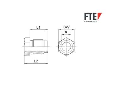 FTE Überwurfschraube