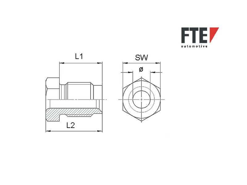 FTE Überwurfschraube 10704510 M14x1
Gewicht [kg]: 0,015