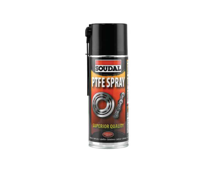 SOUDAL Teflon-Spray 10866900 Technischer PTFE -Spray, 400 ml, Teflonbeschichtung ist -50 ° C -+250 ° C mit Widerstand gegen Wärme
Kann aus Gründen der Qualitätssicherung nicht zurückgenommen werden!