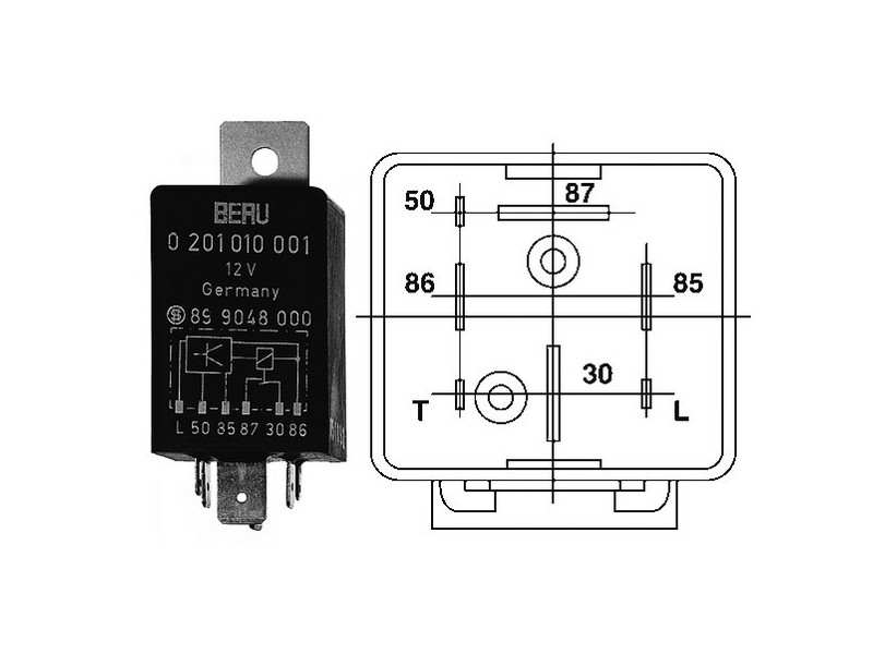 BERU Glow plug controller 788269 Number of Cylinders: 4, Specification: (( 5,4 Sec., )) 0 Sec. 
Number of Cylinders: 4, Voltage [V]: 12, Pre-glow time [sec.]: 5