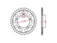 RK Sprocket 10616621 Rear for chain 525, steel, tooth number: 48 2.