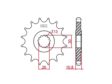 RK Kettenrad 10617391 Erstens für Chain 530, Chromoly, Zahnzahl: 17 2.