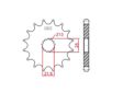 RK Kettenrad 10617377 Erstens für Chain 530, Chromoly, Zahnzahl: 15 2.