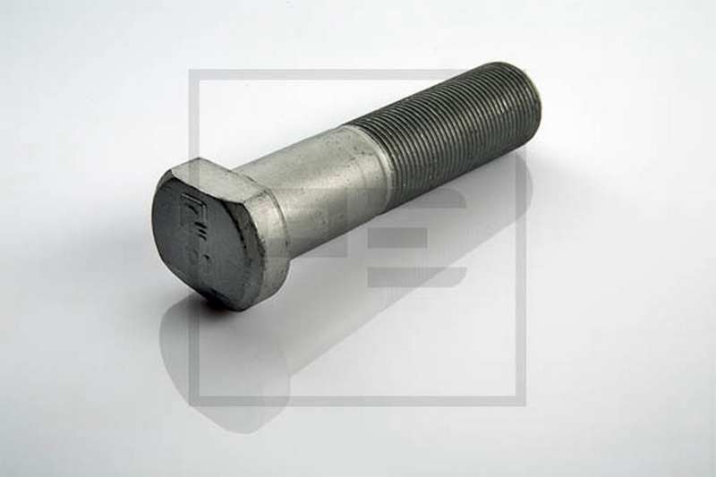 PE AUTOMOTIVE Wheel bolt 10071084 M22x1,5/57 x 91
Thread Size: M22x1,5, Thread Length [mm]: 57, Length [mm]: 91, Diameter [mm]: 32, Strength class: 10.9, Surface: Geomitrised, Length 1 [mm]: 101,5