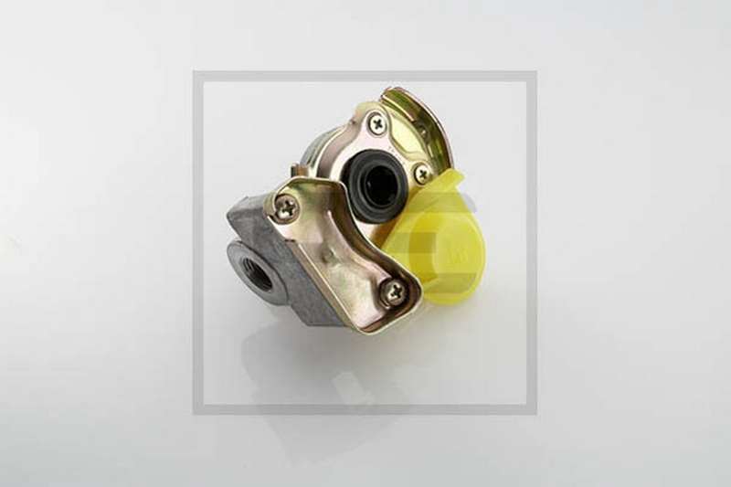 PE AUTOMOTIVE Air-line connector 10153431 M16x1,5
Thread Size: M16x1,5, Operating Mode: Automatic, Colour Coding: Yellow, Housing material: Cast Aluminium, Housing Type: Housing with Plastic Lid