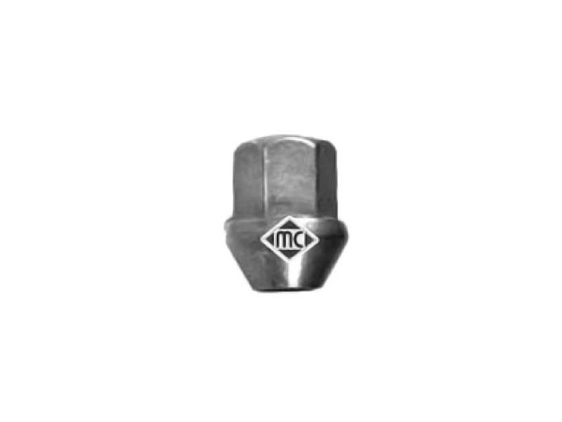 METALCAUCHO Wheel nut 10075834 Fitting Position: Front Axle, Thickness [mm]: 32, Weight [kg]: 0,058, Inner thread [mm]: M 12 x 1,5, Spanner Size: 19, Surface: Electrogalvanized, Weight [g]: 58 
Fitting Position: Front Axle, Thickness [mm]: 32, Internal Thread [mm]: M 12 x 1,5, Spanner Size: 19, Surface: Electrogalvanized