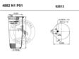 CONTITECH Air spring semi complet 10001317 Weight [kg]: 4,8, Packaging length [cm]: 22, Packaging width [cm]: 22, Packaging height [cm]: 52 2.