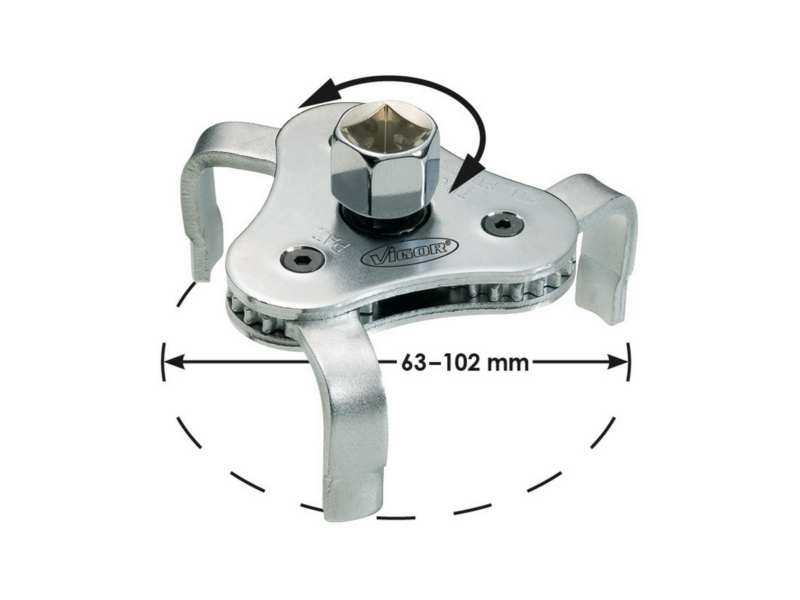 VIGOR Oil filter remover 10864024 Not rentable, just for sale! Three-legged up to 63-102 mm in diameter
Cannot be taken back for quality assurance reasons!