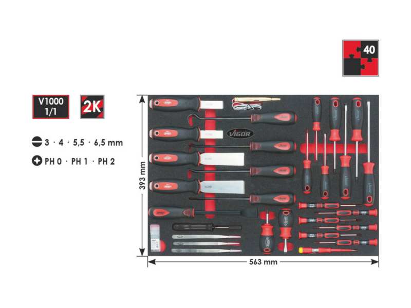 VIGOR Tool tray 10864347 40 dB-Os