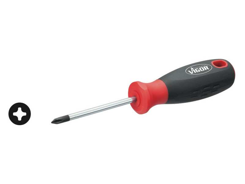 VIGOR Phillips screwdriver 10864803 Phillips, PH0; Length: 75 mm