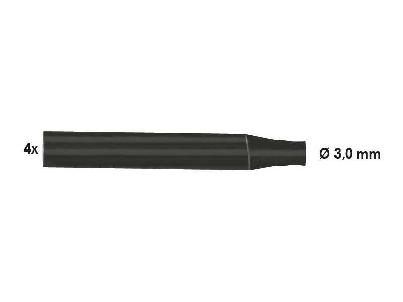 VIGOR Seeger-Zangenstift 10865132 Set, 4 Stücke, 3,0 mm, für v2867