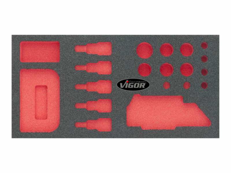 VIGOR Schaumstoffeinlage der Werkzeughalterschublade 10865647 Weicher Schwammeinsatz nach v1661