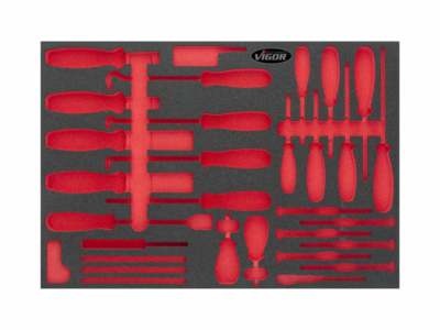 VIGOR Schaumstoffeinlage der Werkzeughalterschublade