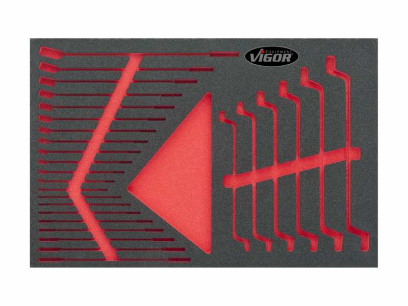 VIGOR Schaumstoffeinlage der Werkzeughalterschublade 10865686 Weicher Schwammeinsatz, v2375