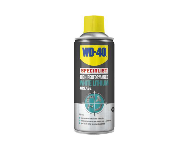 WD-40 Lubricant 603786 WD 40 Specialist high performance white lithium fat, 400 ml
Cannot be taken back for quality assurance reasons!