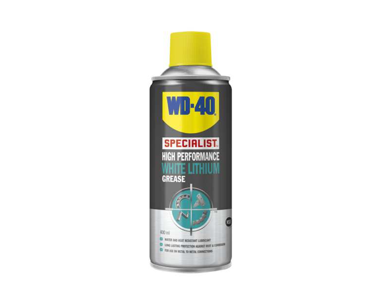 WD-40 Plastilube 603786 WD 40 Spezialist High Starken weißes Lithiumfett, 400 ml
Kann aus Gründen der Qualitätssicherung nicht zurückgenommen werden!