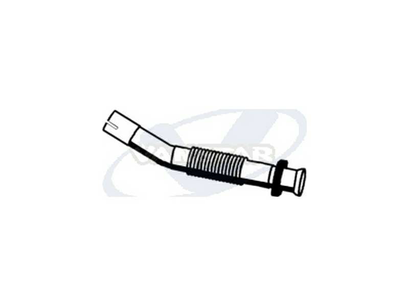 VANSTAR Flexibles Auspuffrohr 10104949 Einbauposition: mitte, Höhe [mm]: 100, Breite [mm]: 150, Länge [mm]: 580