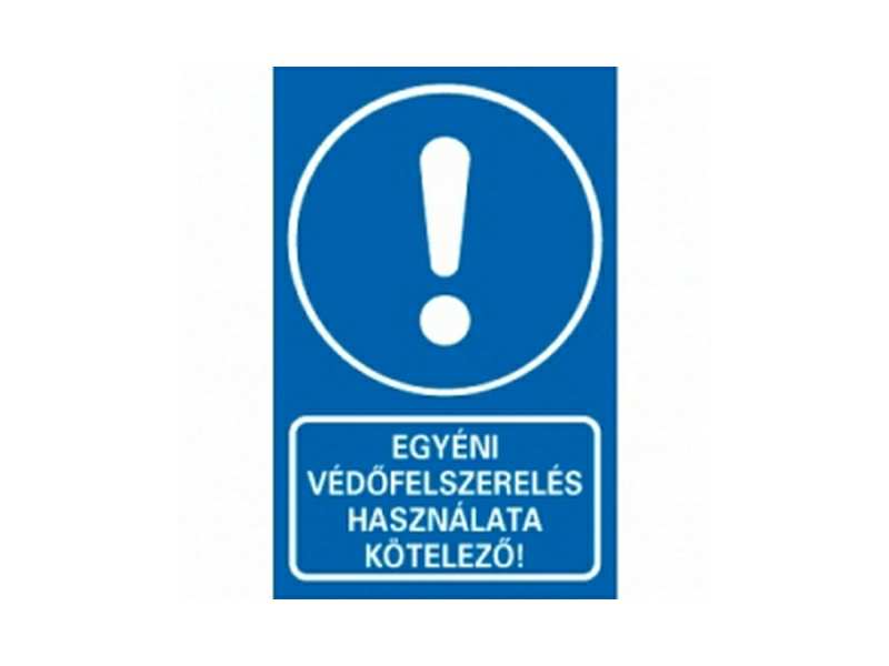 MIXED Sicherheitstafel 10838843 Persönliche Schutzausrüstung ist obligatorisch, Plastikplatine, eingelöst, 250 x 160 mm