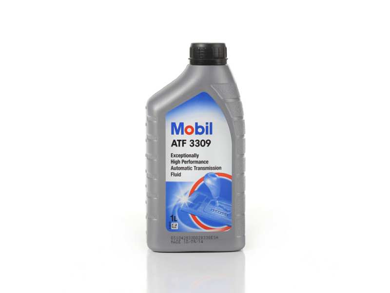 MOBIL Gear oil 124658 MOBIL ATF 3309 GSP
Capacity [litre]: 1, Packing Type: Bottle, Oil manufacturer recommendation: TL 52540-A, VAG G-055-025-A2, G-055-025-A2, WSS-M2C924-A, Toyota T-IV, Isuzu AW30-40LE, Isuzu TB-50LS, Saturn GM9986195, Customs tariff number: 27101983
Cannot be taken back for quality assurance reasons! 1.