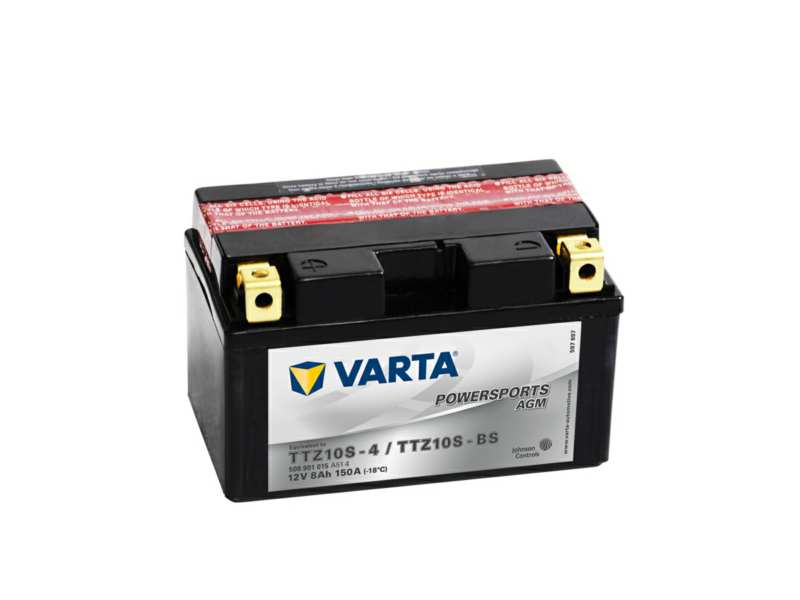 VARTA Batterie 129639 12V. 8AH. links+. (Schwerlast). HKB: TTZ10S-BS. Packt neben dem Elektrolyten! Aufmerksamkeit! Gemäß der Regulierung 2019/1148 kann die Europäische Union das Produkt nur als Fahrzeugreparaturwerkstatt im Rahmen der Regulierung (EU) 2019/1148 kaufen.
Spannung [V]: 12, Batterie-Kapazität [Ah]: 8, Kälteprüfstrom EN [A]: 150, Polanordnung: 1, Endpolart: Y11, Bodenleistenausführung: B00, Länge [mm]: 150, Breite [mm]: 87, Höhe [mm]: 93, Batterie: AGM-Batterie 1.