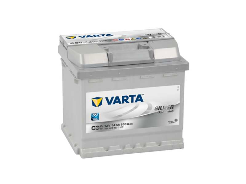 VARTA Batterie 129446 54 Ah, rechts+, normaler Char
Spannung [V]: 12, Batterie-Kapazität [Ah]: 54, Kälteprüfstrom EN [A]: 530, Polanordnung: 0, Endpolart: 1, Bodenleistenausführung: B13, Länge [mm]: 207, Breite [mm]: 175, Höhe [mm]: 190, Service Information beachten:  Technische Information: Erfüllt als Originalersatzteil alle Kriterien der Automobilhersteller. Entspricht höchsten deutschen Qualitätsstandards Patentiertes PowerFrame® Gitter für zuverlässige Startleistung, schnelle Ladefähigkeit und hohe Erfüllt als