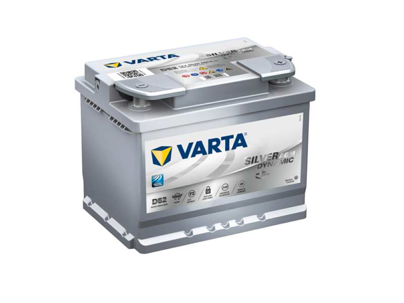 VARTA Batterie 10728700 AGM XEV. Start-Stopp Plus. 60 Ah. Besser+. Normaler Schuh
Spannung [V]: 12, Batterie-Kapazität [Ah]: 60, Kälteprüfstrom EN [A]: 680, Polanordnung: 0, Endpolart: 1, Bodenleistenausführung: B13, Länge [mm]: 242, Breite [mm]: 175, Höhe [mm]: 190, Batterie: AGM-Batterie Technische Information: Hergestellt im weltweit größten AGM-Produktionswerk in Deutschland Patentiertes PowerFrame® Gitter für zuverlässige Startleistung, schnelle Ladefähigkeit und hohe Geeignet für alle Fahrzeuge mit Start-Stopp-S