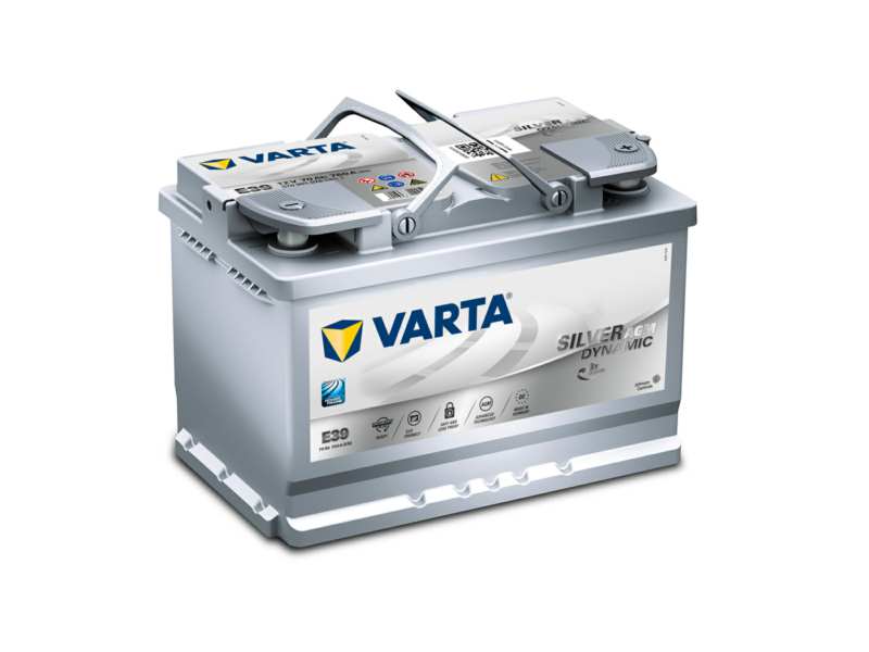 VARTA Battery 10728701 AGM XEV. Start-stop plus. 70 Ah. Better+. normal shoe
Voltage [V]: 12, Battery Capacity [Ah]: 70, Cold-test Current, EN [A]: 760, Post Positions: 0, Terminal Type: 1, Hold-down Type: B13, Length [mm]: 278, Width [mm]: 175, Height [mm]: 190, Battery: AGM Battery Technical Information: Made in Germany in the world