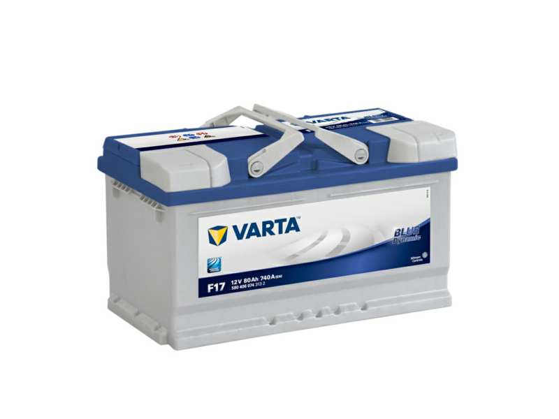 VARTA Battery 129414 80Ah right positive,normal terminal
Voltage [V]: 12, Battery Capacity [Ah]: 80, Cold-test Current, EN [A]: 740, Post Positions: 0, Terminal Type: 1, Hold-down Type: B13, Length [mm]: 315, Width [mm]: 175, Height [mm]: 175, Observe service information:  Technical Information: “Like-for-like” replacement of batteries sold to the OE channel Engineered to the highest German standards Patented PowerFrame® grid for reliable starting power, fast recharge and corrosion resistance Meets all original cri