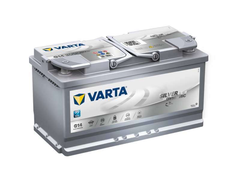 VARTA Batterie 10728703 AGM XEV. Start stop. 95 Ah. Besser+. Normaler Schuh
Spannung [V]: 12, Batterie-Kapazität [Ah]: 95, Kälteprüfstrom EN [A]: 850, Polanordnung: 0, Endpolart: 1, Bodenleistenausführung: B13, Länge [mm]: 353, Breite [mm]: 175, Höhe [mm]: 190, Batterie: AGM-Batterie Technische Information: Hergestellt im weltweit größten AGM-Produktionswerk in Deutschland Patentiertes PowerFrame® Gitter für zuverlässige Startleistung, schnelle Ladefähigkeit und hohe Geeignet für alle Fahrzeuge mit Start-Stopp-System