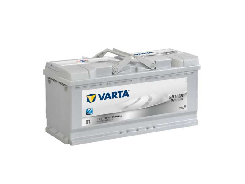 VARTA Batterie 129429 110 Ah, rechts+, normaler Char
Spannung [V]: 12, Batterie-Kapazität [Ah]: 110, Kälteprüfstrom EN [A]: 920, Polanordnung: 0, Endpolart: 1, Bodenleistenausführung: B13, Länge [mm]: 393, Breite [mm]: 175, Höhe [mm]: 190, Service Information beachten:  Technische Information: Erfüllt als Originalersatzteil alle Kriterien der Automobilhersteller. Entspricht höchsten deutschen Qualitätsstandards Patentiertes PowerFrame® Gitter für zuverlässige Startleistung, schnelle Ladefähigkeit und hohe Erfüllt al