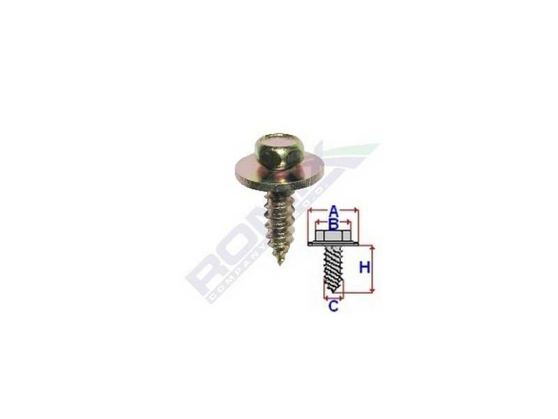 ROMIX Body part screw 10944920 Universal, 10 pcs/package