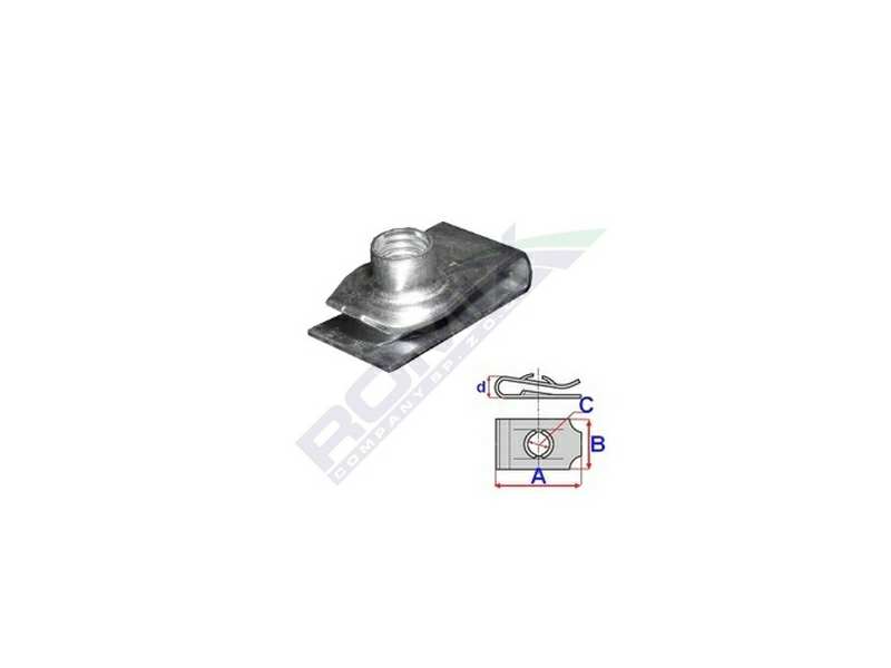 ROMIX Blechmutter 10944954 Universal, 5 PCs/Paket