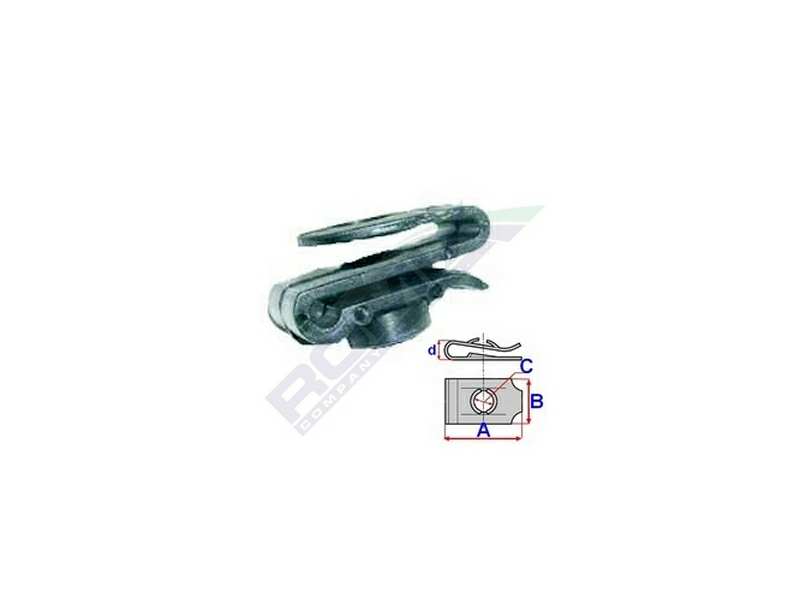 ROMIX Clip 10945531 Hyundai - Kia - Mitsubishi - Toyota, Rad, 10 Stcs/Paket