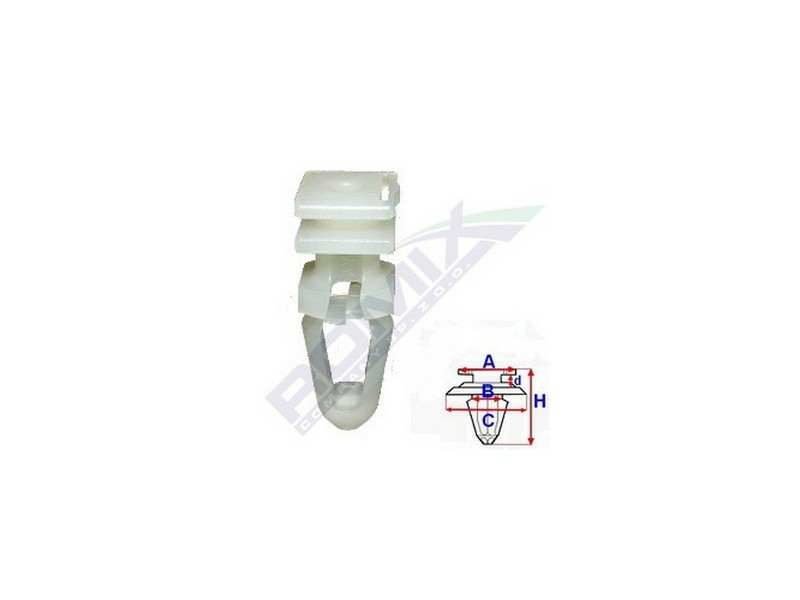 ROMIX Clamp 10945848 BMW, for interface, 10 pcs/package