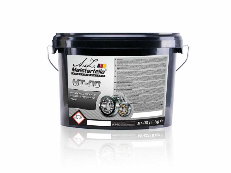 A.Z. MEISTERTEILE Lubricant 10583300 MT-00. for central greasing. NLGI 00. 5kg
Cannot be taken back for quality assurance reasons!